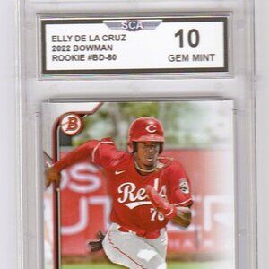 2022 BOWMAN ELLY DE LA CRUZ ROOKIE CARD CINCINNATI REDS